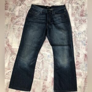 Apt. 9 Men's Dark Blue Washed Relaxed Fit Jeans Size 36